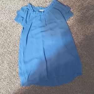 Blue summer blouse